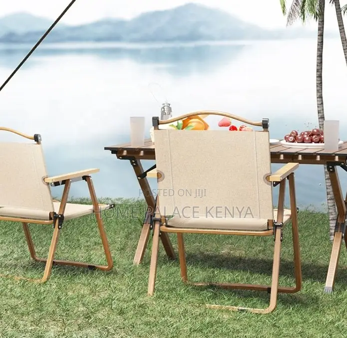 Outdoor Chair: Portable Fabric Chair With Metal Legs