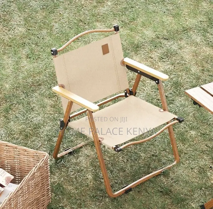 Outdoor Chair: Portable Fabric Chair With Metal Legs