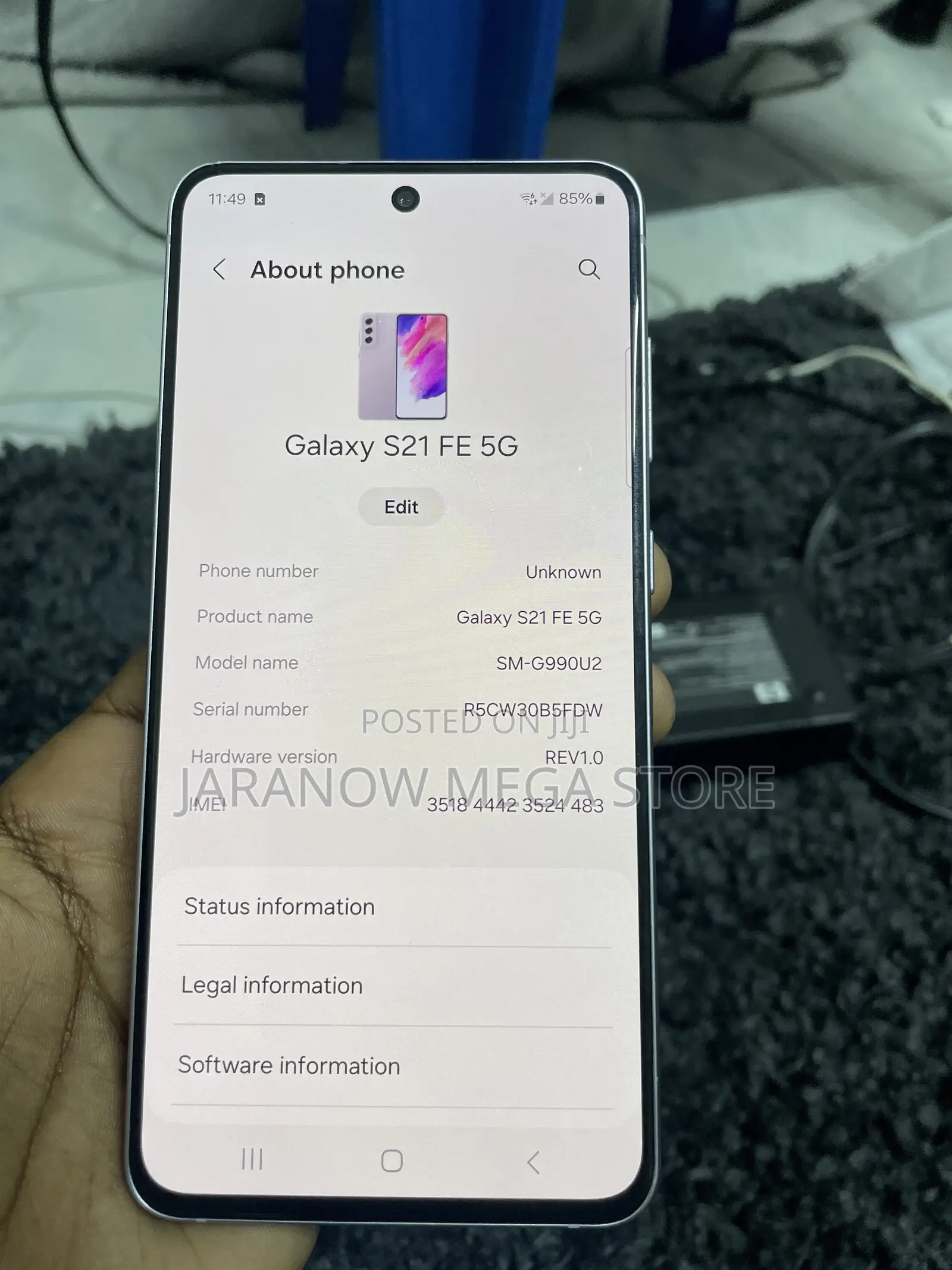 Samsung Galaxy S21 5G 128 GB Purple