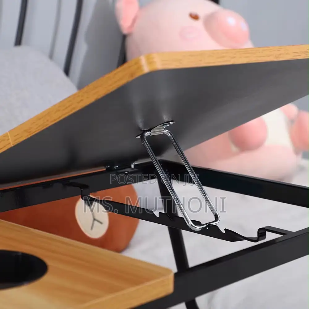 *Adjustable Desk Bed Table With Foldable Legs*