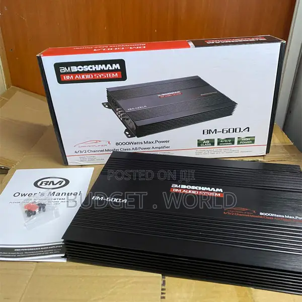 Boschmann Bm600 Audio Power Amplifier – Superior Sound Clarity and Eff