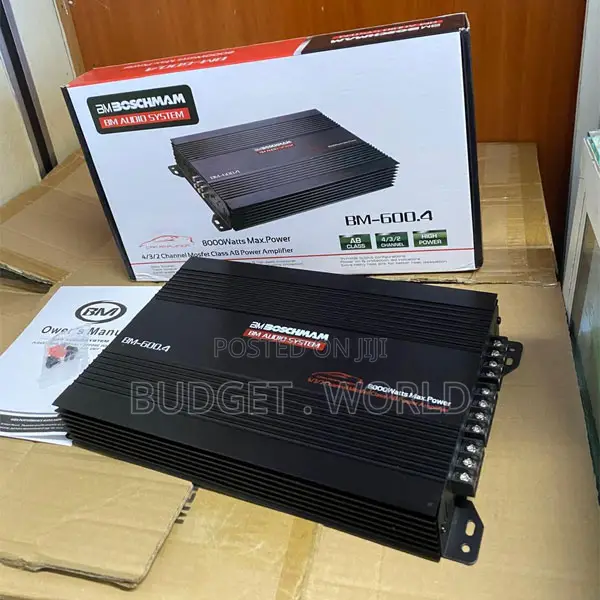 . Boschmann Bm600.4 Premium Car Amplifier – Built for Music Lovers