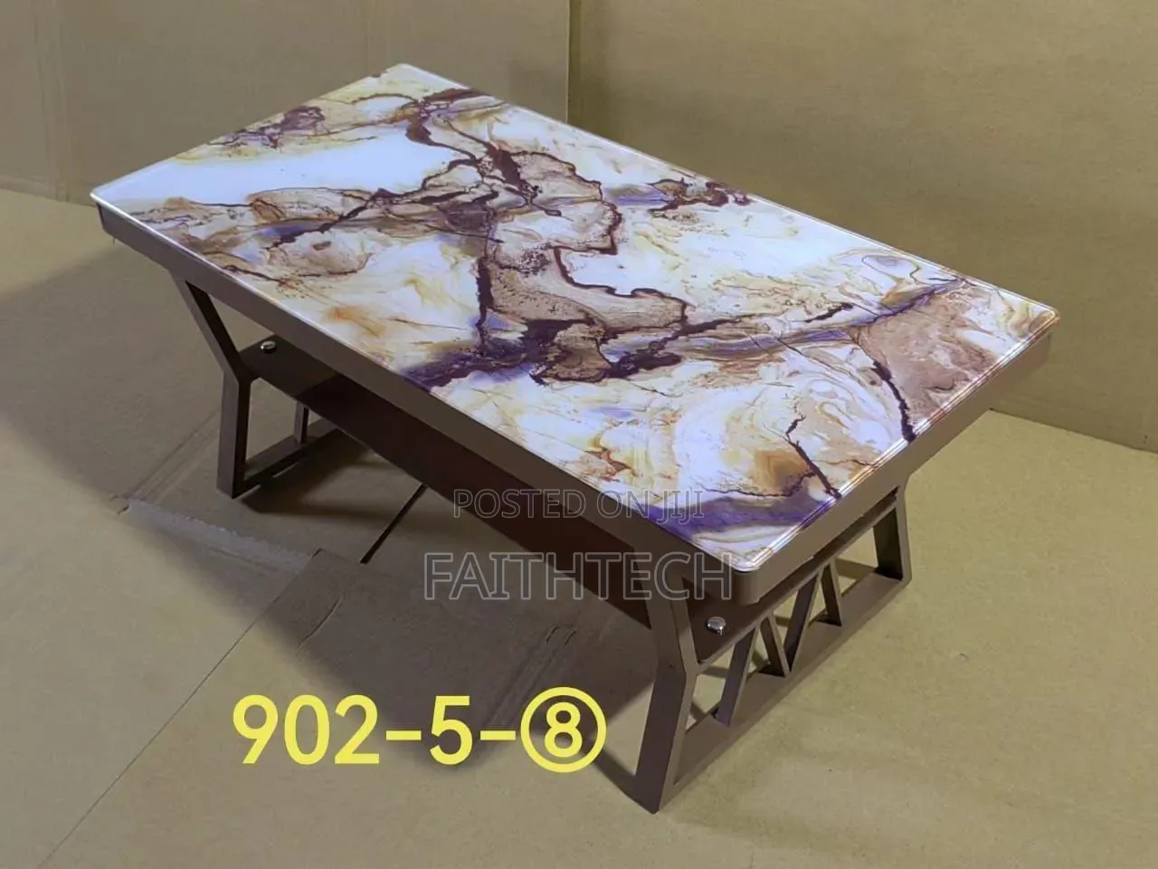 Modern Classy Imported Table With Marble Top Executive Coffee Table