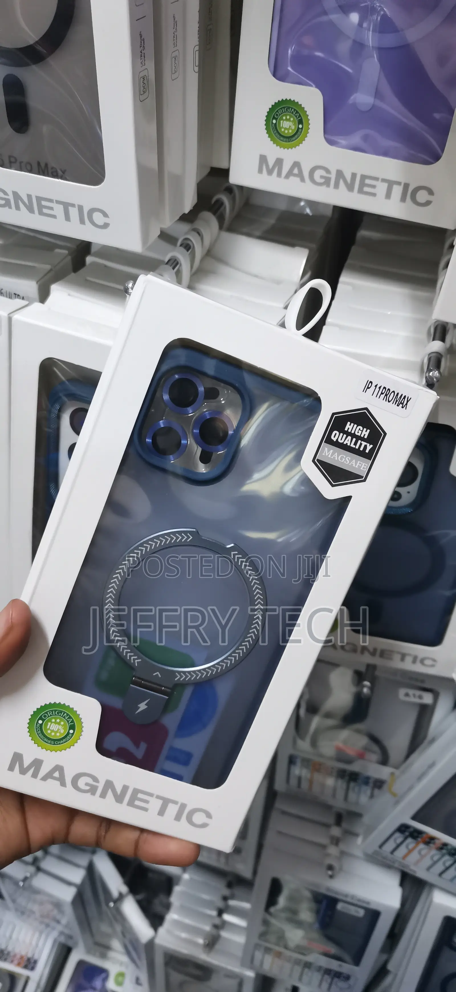 iPhone 11 Pro Max Embedded Circular Magnetic Array Case