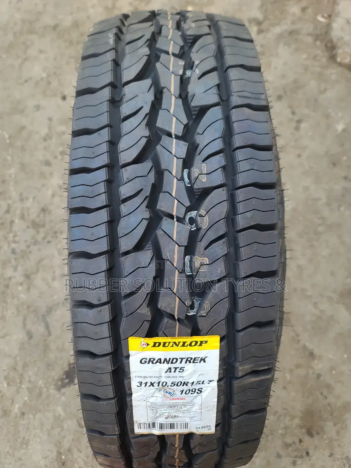 31x10.50 R15 Dunlop Tyres 109s Grandtrek a/T5 All-Terrain