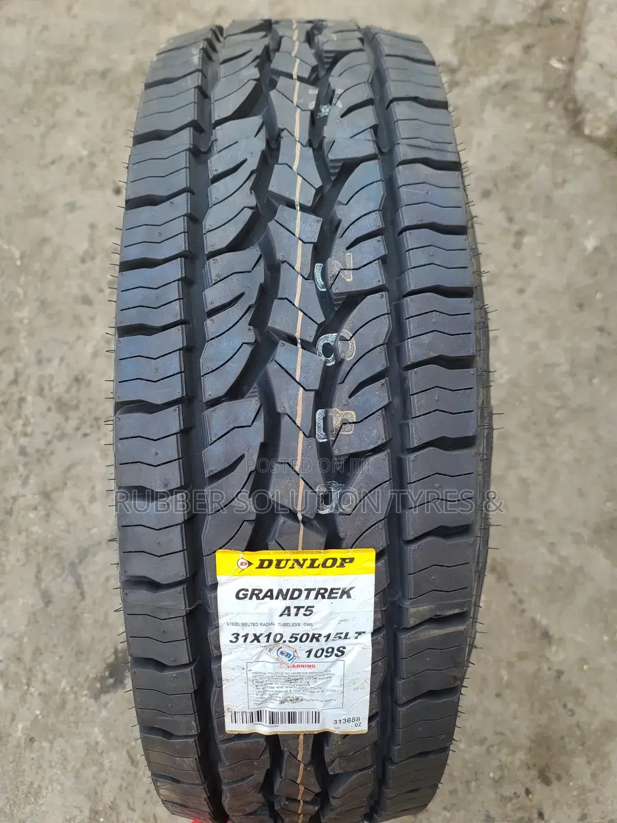 31x10.50 R15 Dunlop Tyres 109s Grandtrek a/T5 All-Terrain