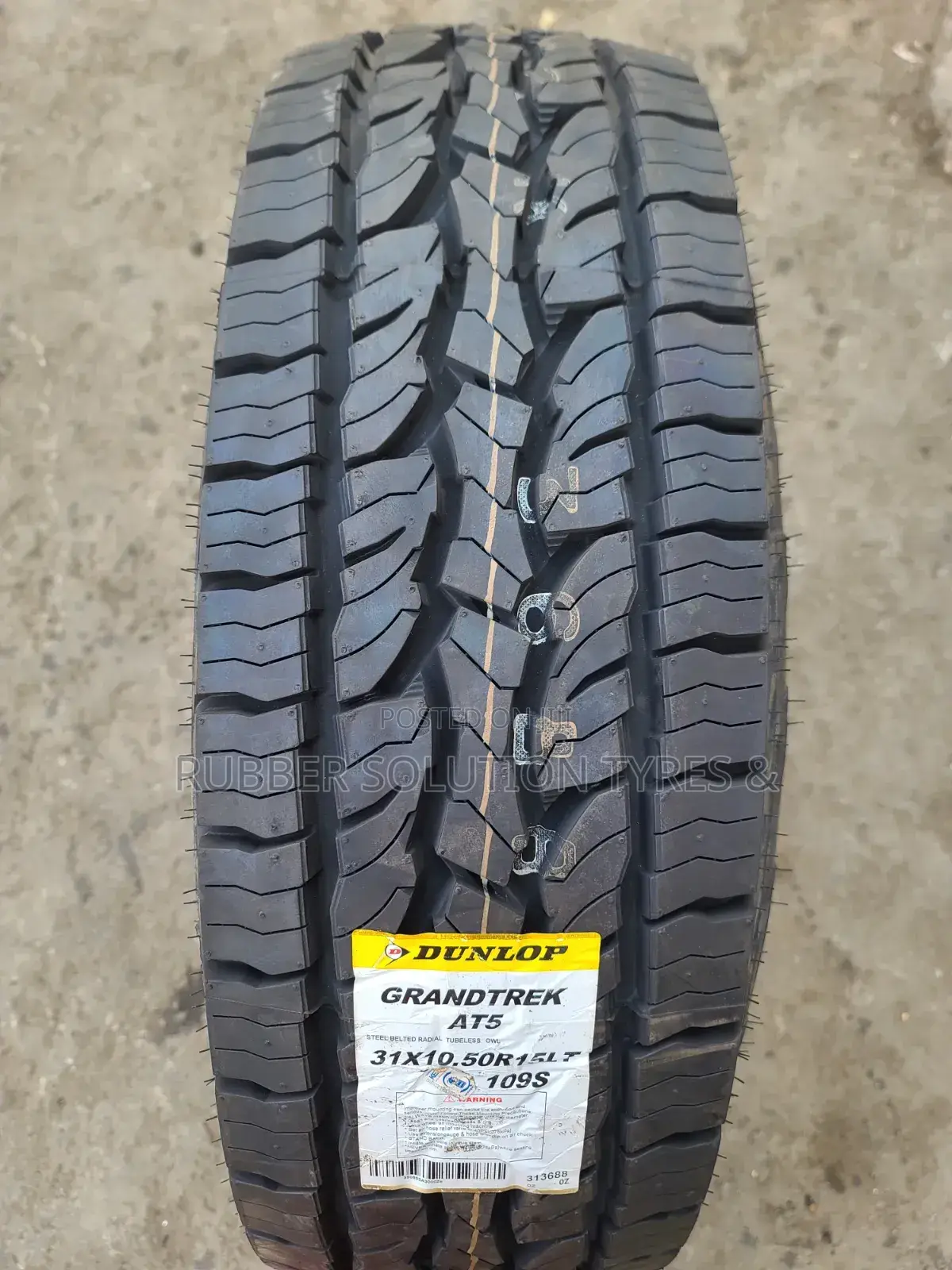 31x10.50 R15 Dunlop Tyres 109s Grandtrek a/T5 All-Terrain