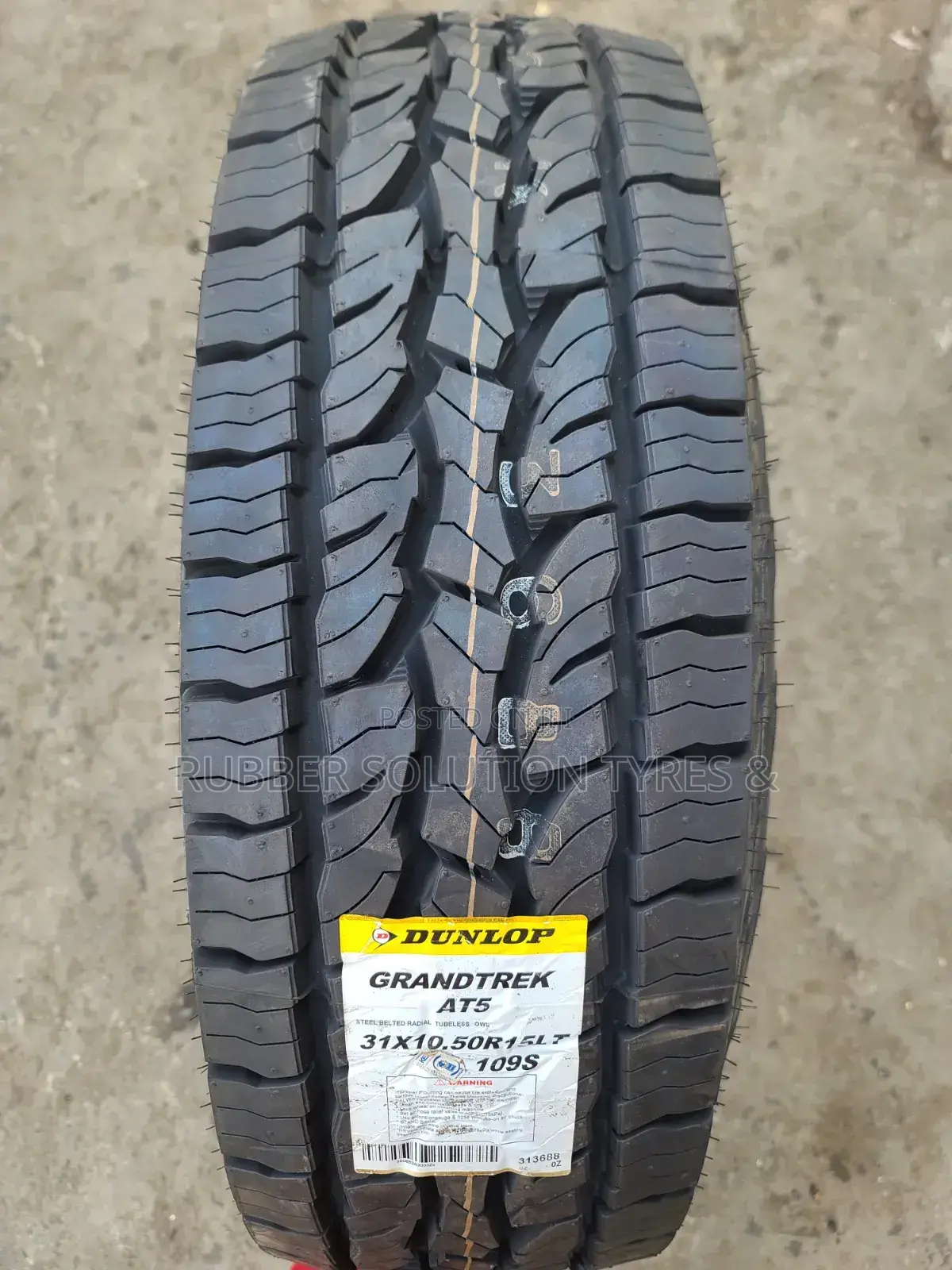 31x10.50 R15 Dunlop Tyres 109s Grandtrek a/T5 All-Terrain