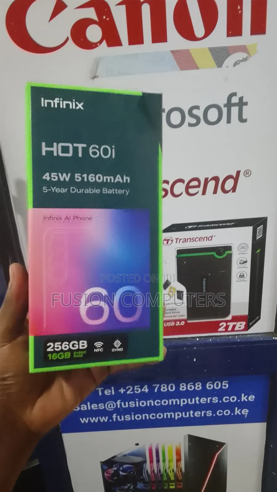New Infinix Hot 60i 256 GB Blue