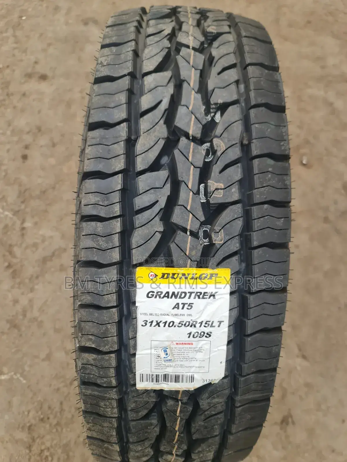 31x10.50r15 Dunlop Tires (All Terrein) At5.