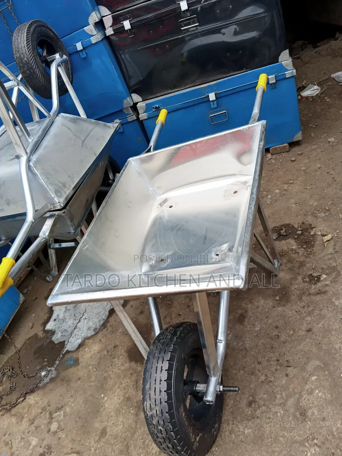 Stainless Steel Wheelbarrow