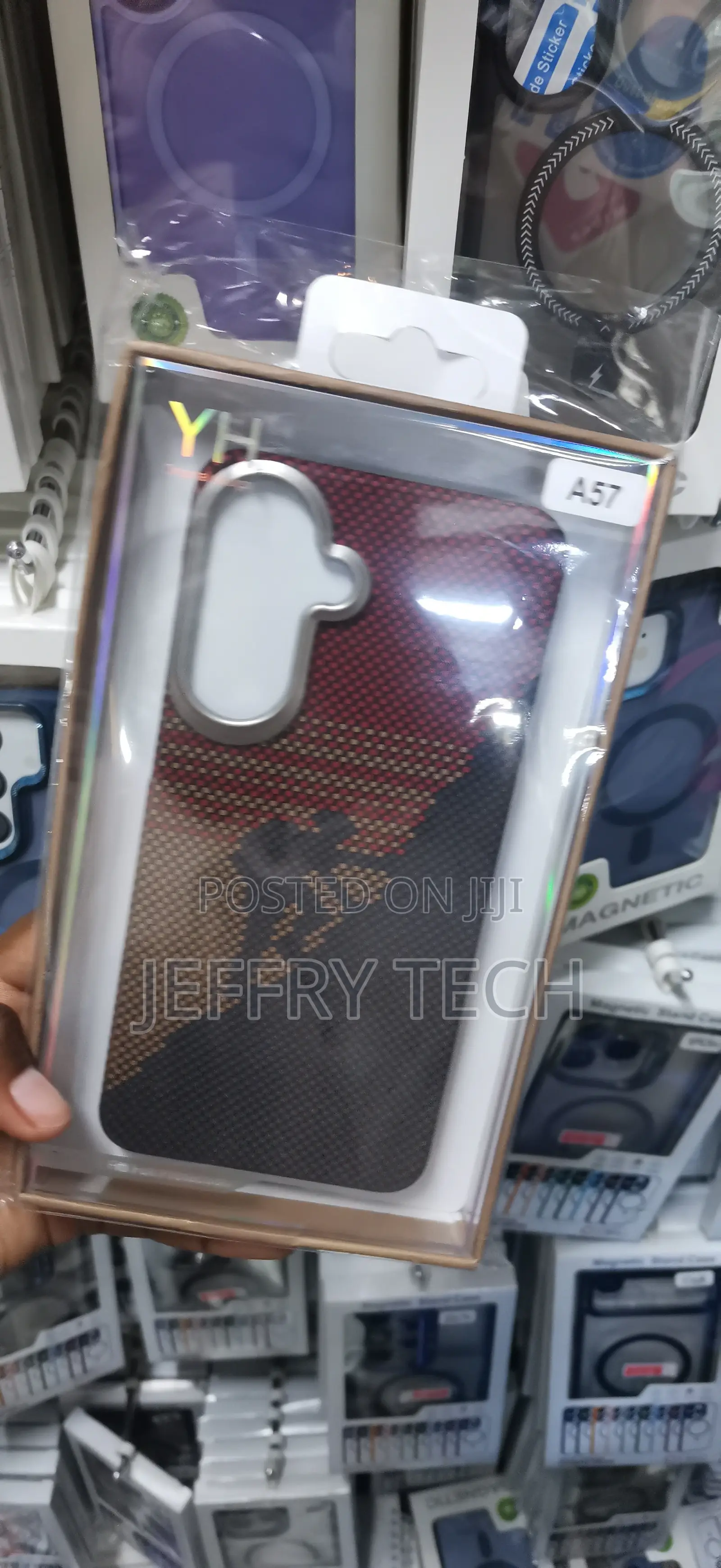 Samsung Galaxy A57, Premium, Textured Aramid/Carbon-Fiber Style Case