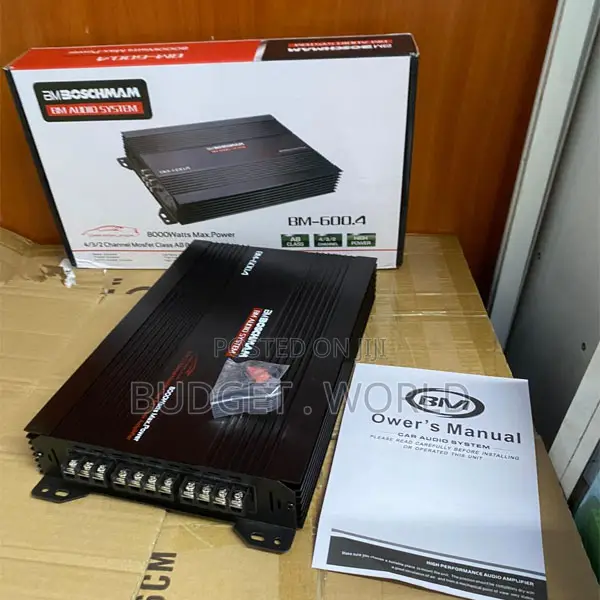 . Boschmann Bm600.4 High-Efficiency Car Amplifier – Upgrade Your Liste