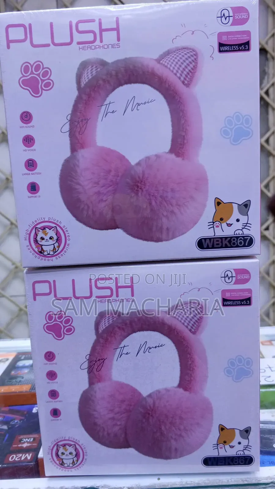 Plush WBK Kids Headphones