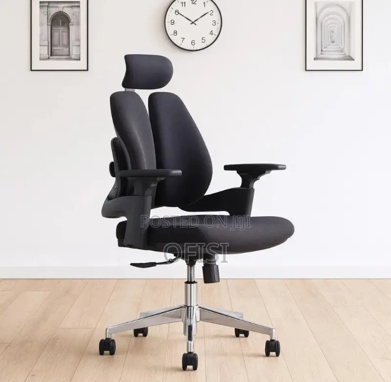 Dual-Back Orthopedic Office Seat