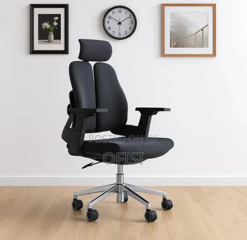 Dual-Back Orthopedic Office Seat