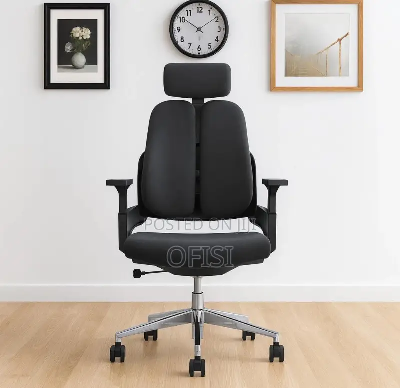 Dual-Back Orthopedic Office Seat