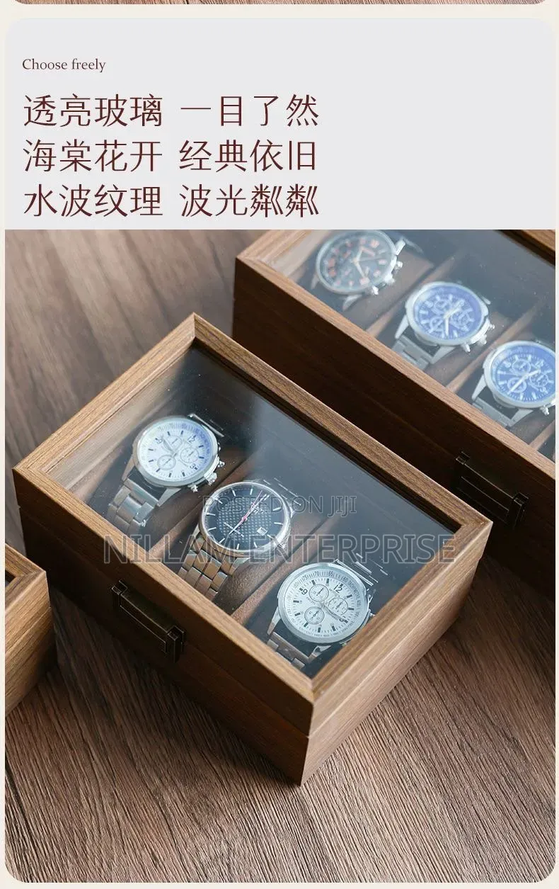 *3 Slots Wooden Quality Watch Organizer/ Storage Box*