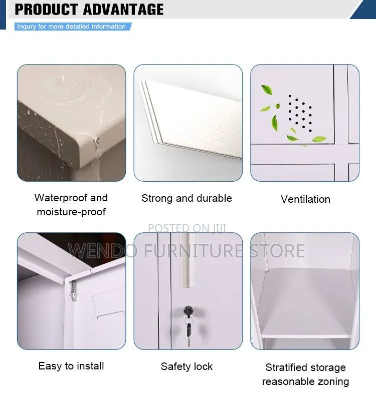 Office Cabinet; 15 Lockers Executive Filing Lock Cabinet