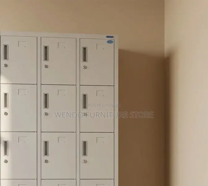 Office Cabinet; 15 Lockers Executive Filing Lock Cabinet