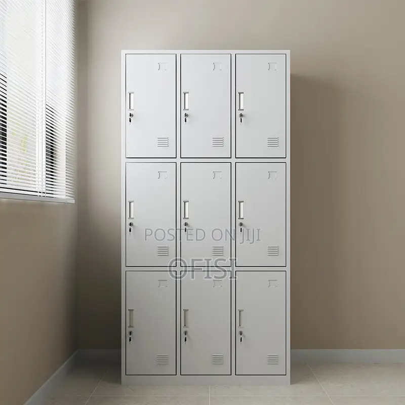 9-Locker Office Cabinet