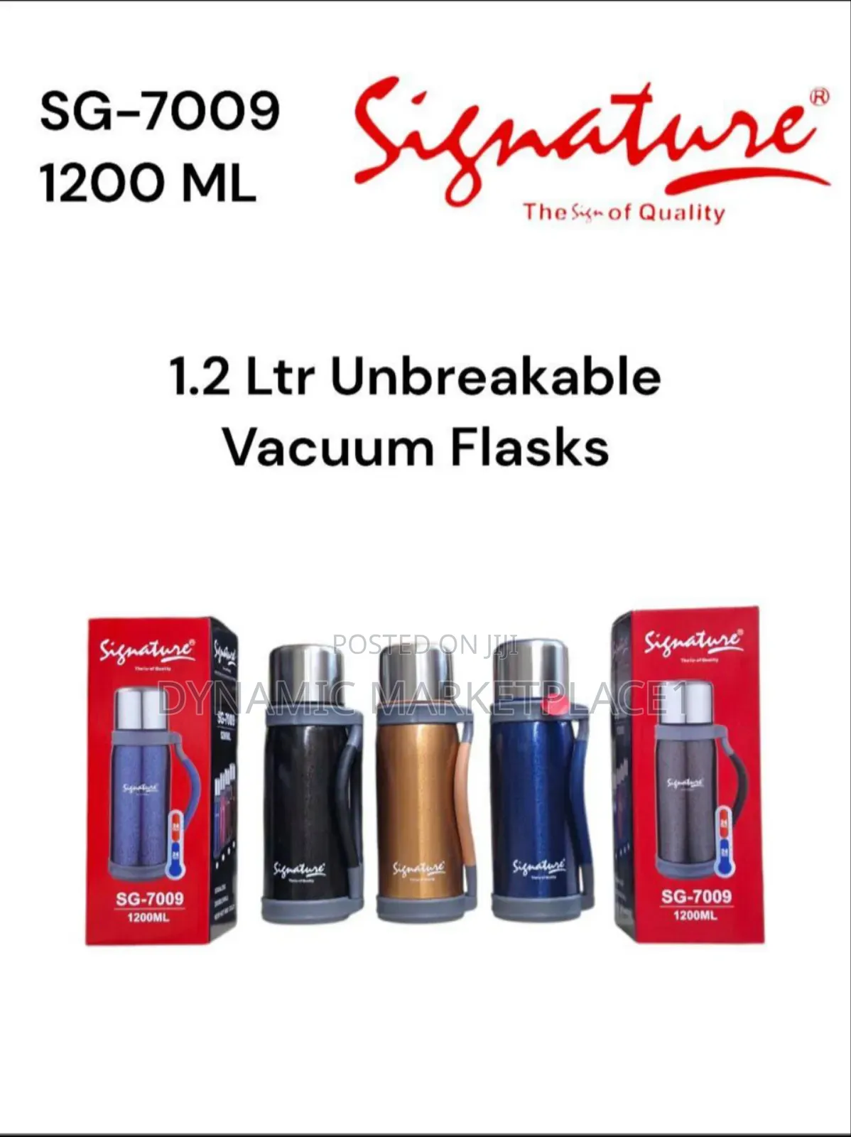 Signature 1.2ltr Flask