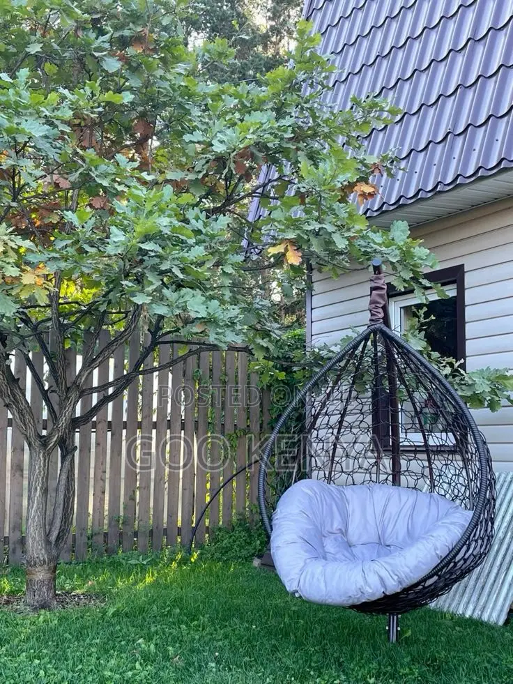 Hammock Chair; Durable Rattan Leisure Egg Chair With Cushion for Patio