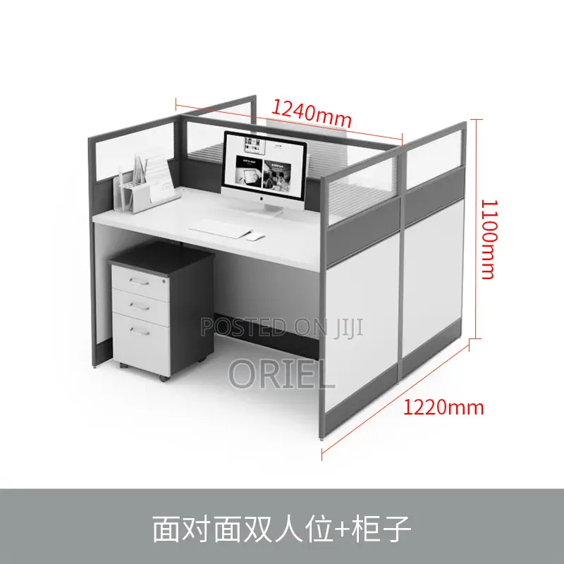Office Workstation : 2-Way Modular Workstation
