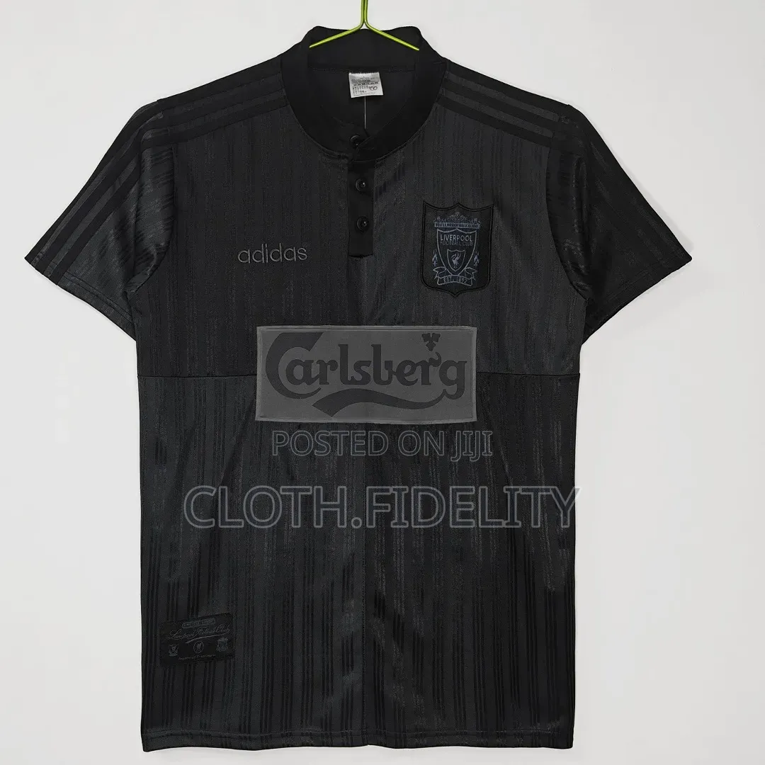 Liverpool Carlsberg 95/96 Adidas Black Out Edition Kit