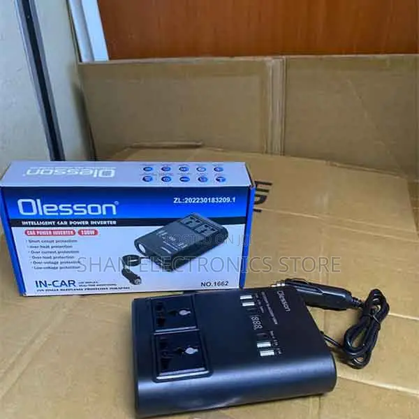 Lightweight Design 1662 Car Inverter 150w – Portable 12v Car Inverter