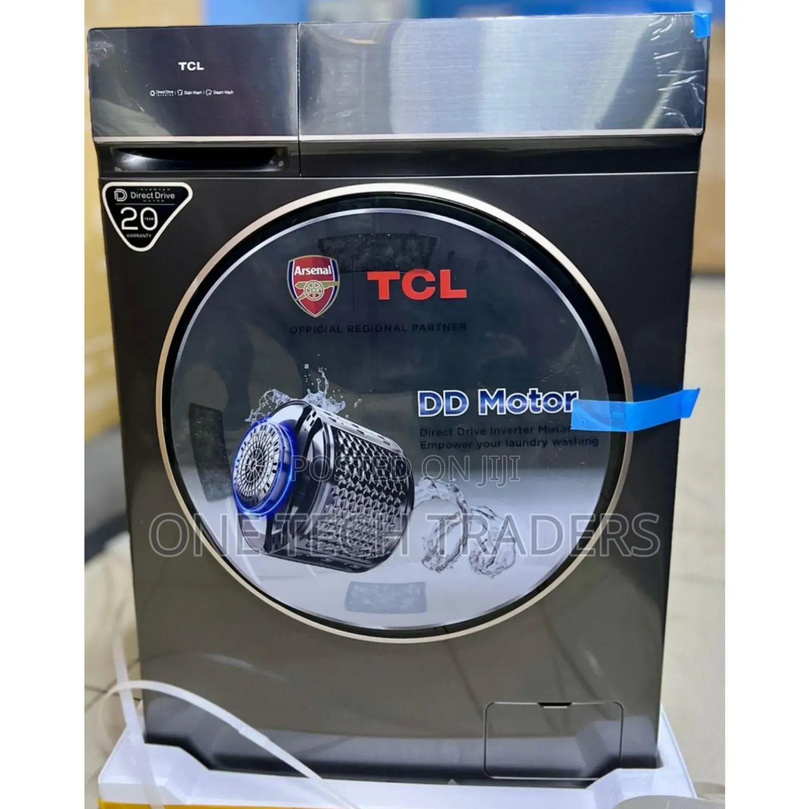 Tcl Washing Machine Front Load 10kgs/7kgs Wash And Dry