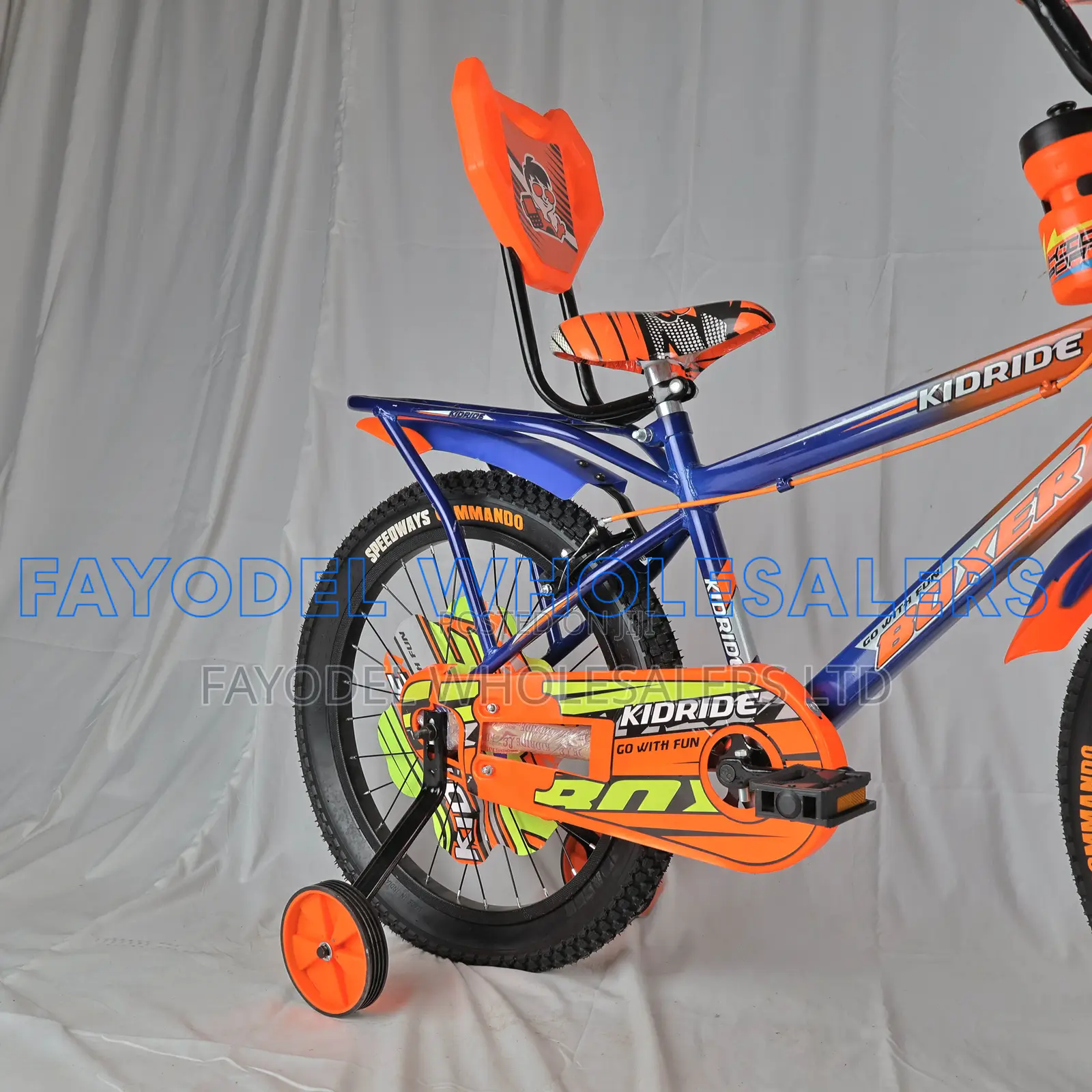 Kids Bike 20" With Backrest Seat and Carrier Rack