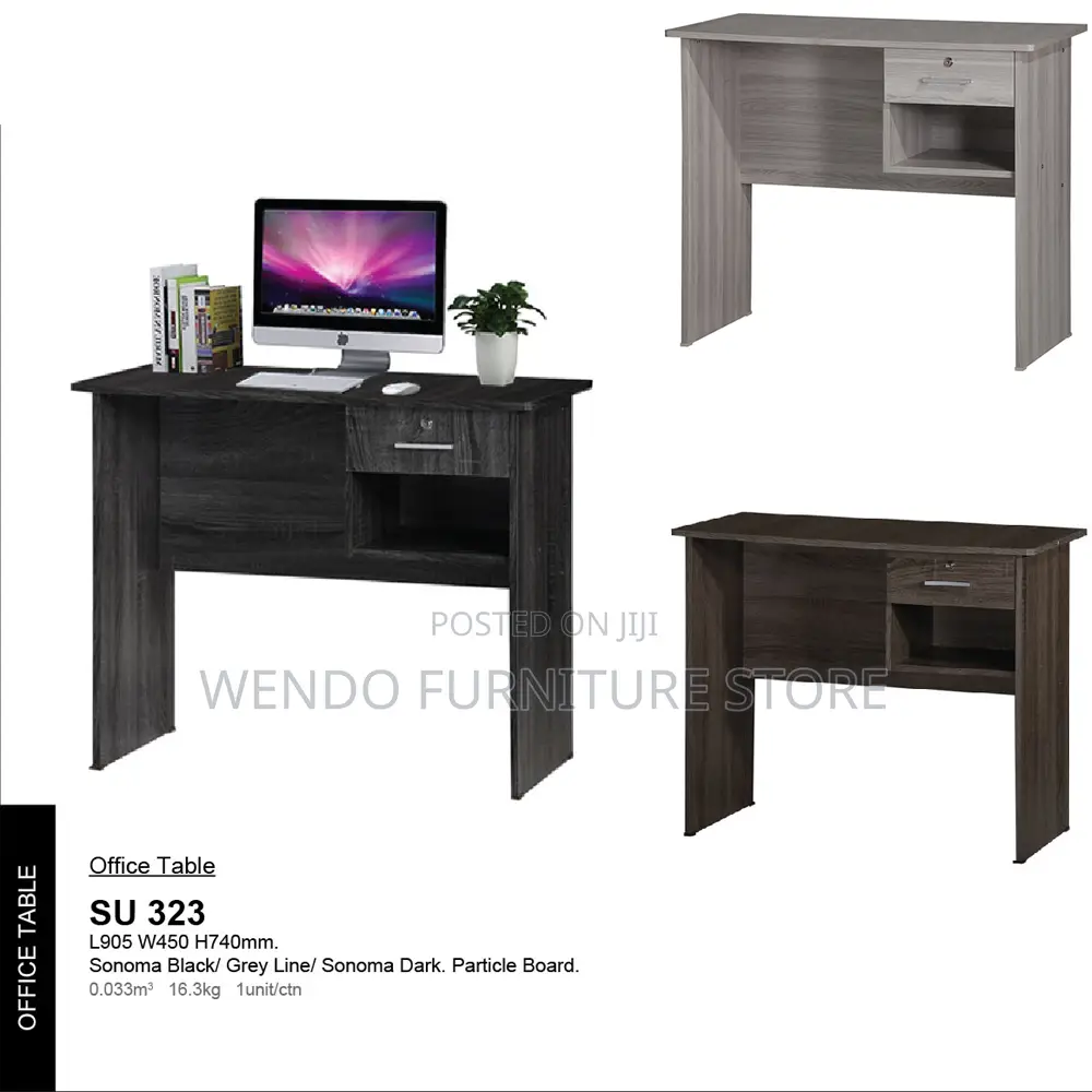 Office Desk; 1.2 Meters Brown Clerical Office Desk