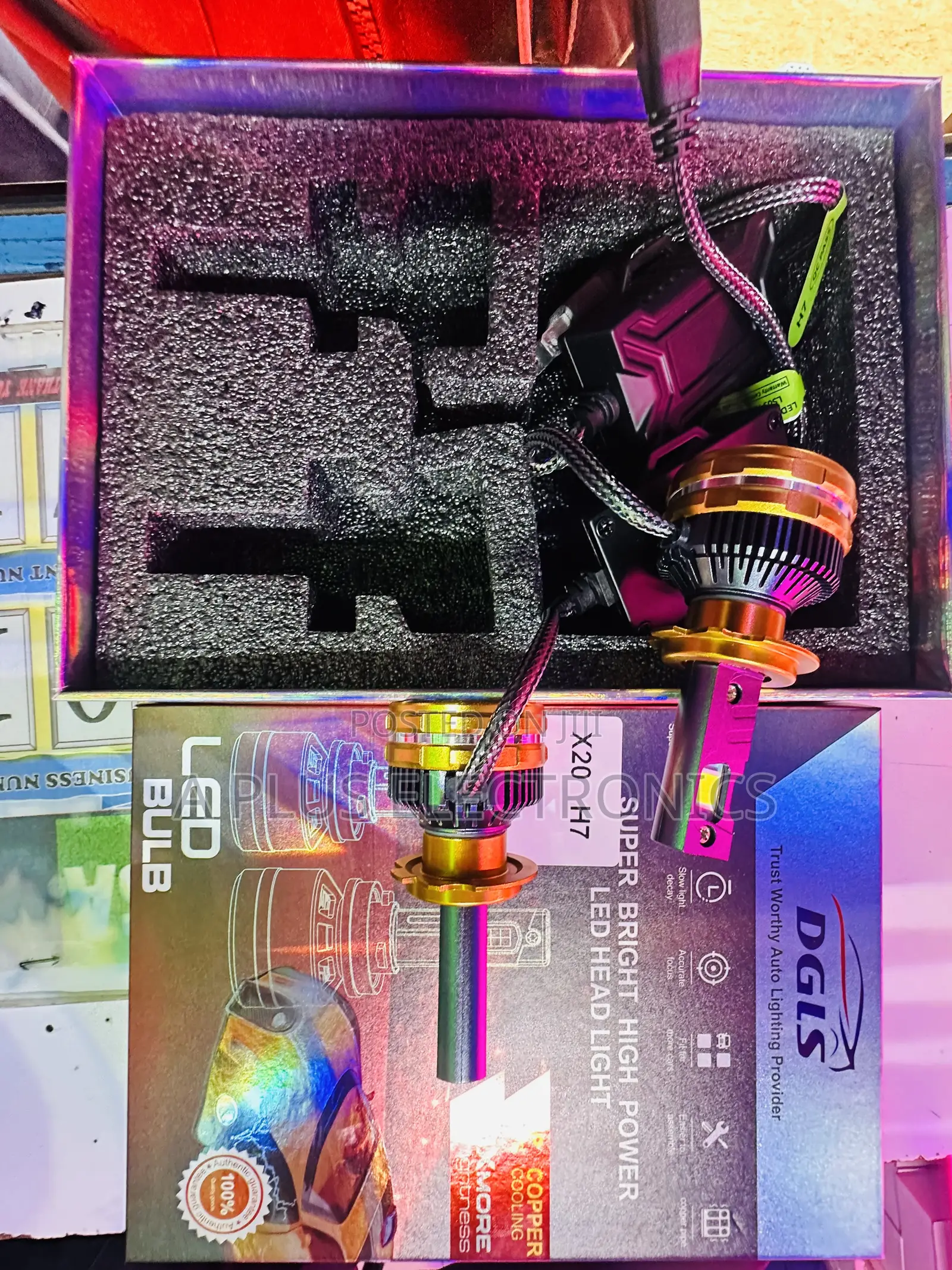 H7 Led Headlight Bulbs DGLS Canbus Error Free Car Headlight Kit