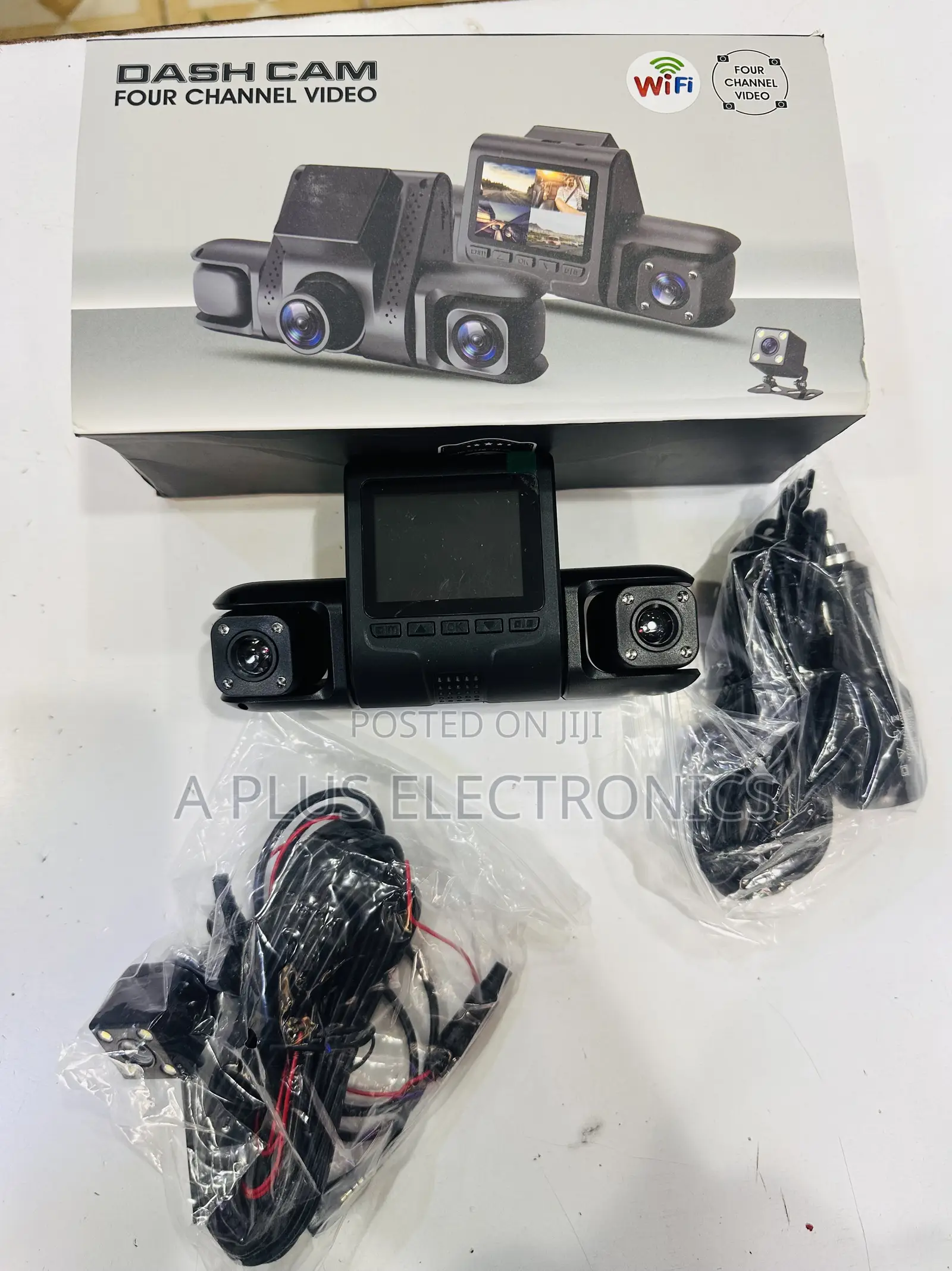 Lens Dash Camera D43 With Wifi – High Definition All-Around Car Camera