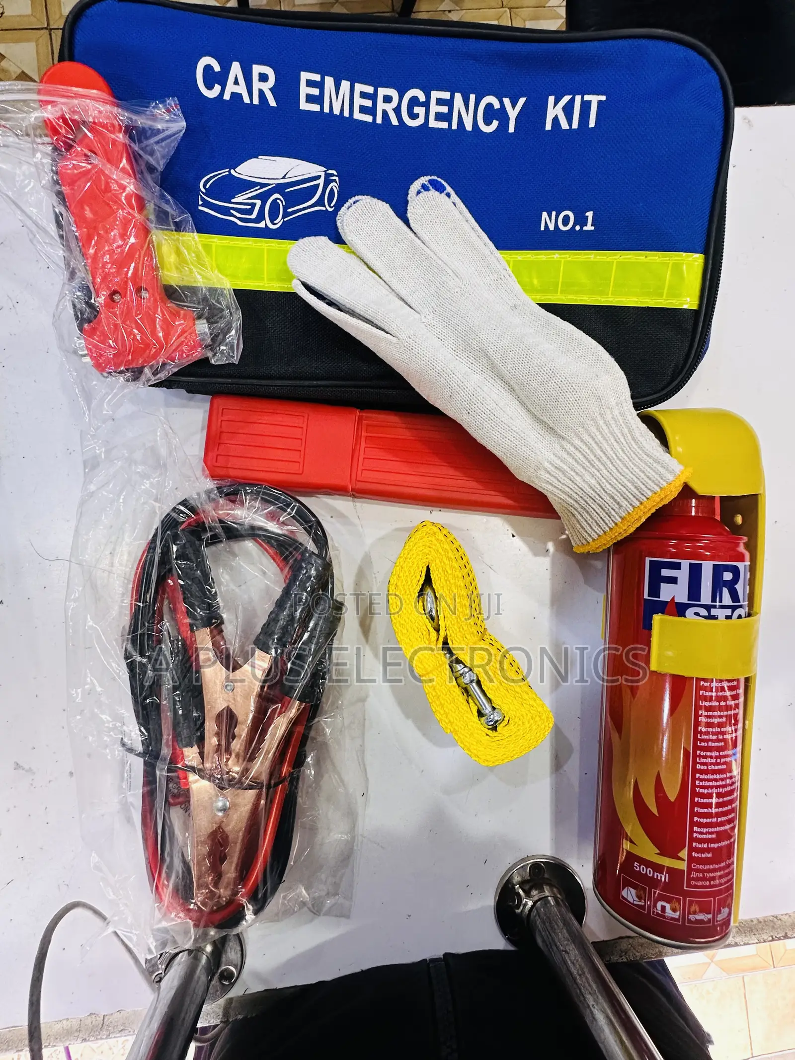 7pc Car Emergency Kit – Universal Car Roadside Survival Kit