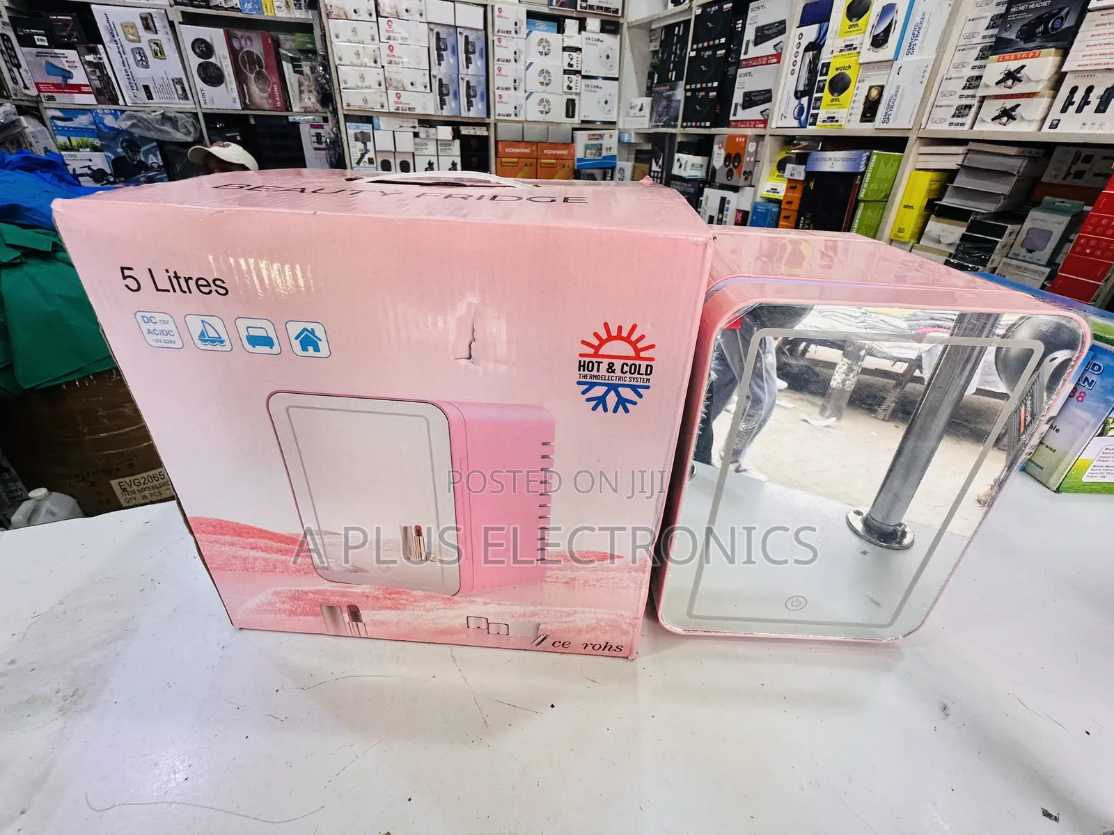 Car Fridge 5l Portable Mini Fridge for Long Drives and Travel