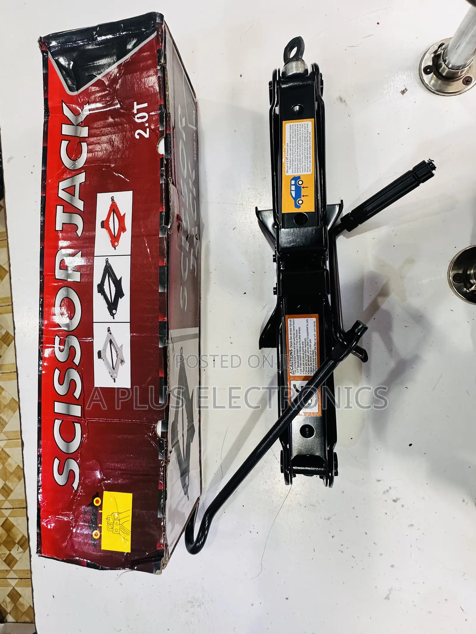 2t Scissor Jack Strong Portable Car Jack for Vehicles