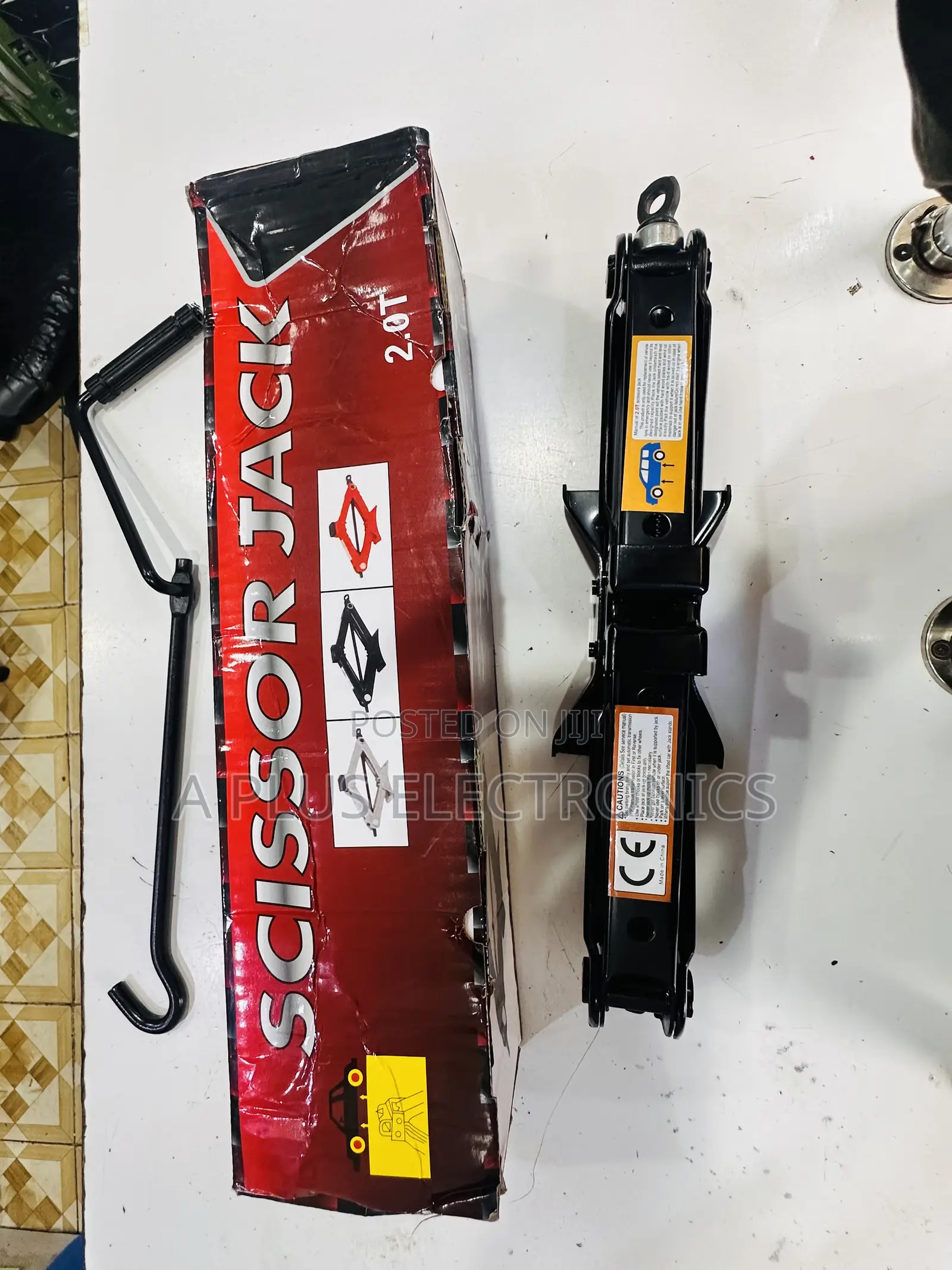 2t Scissor Jack Strong Portable Car Jack for Vehicles