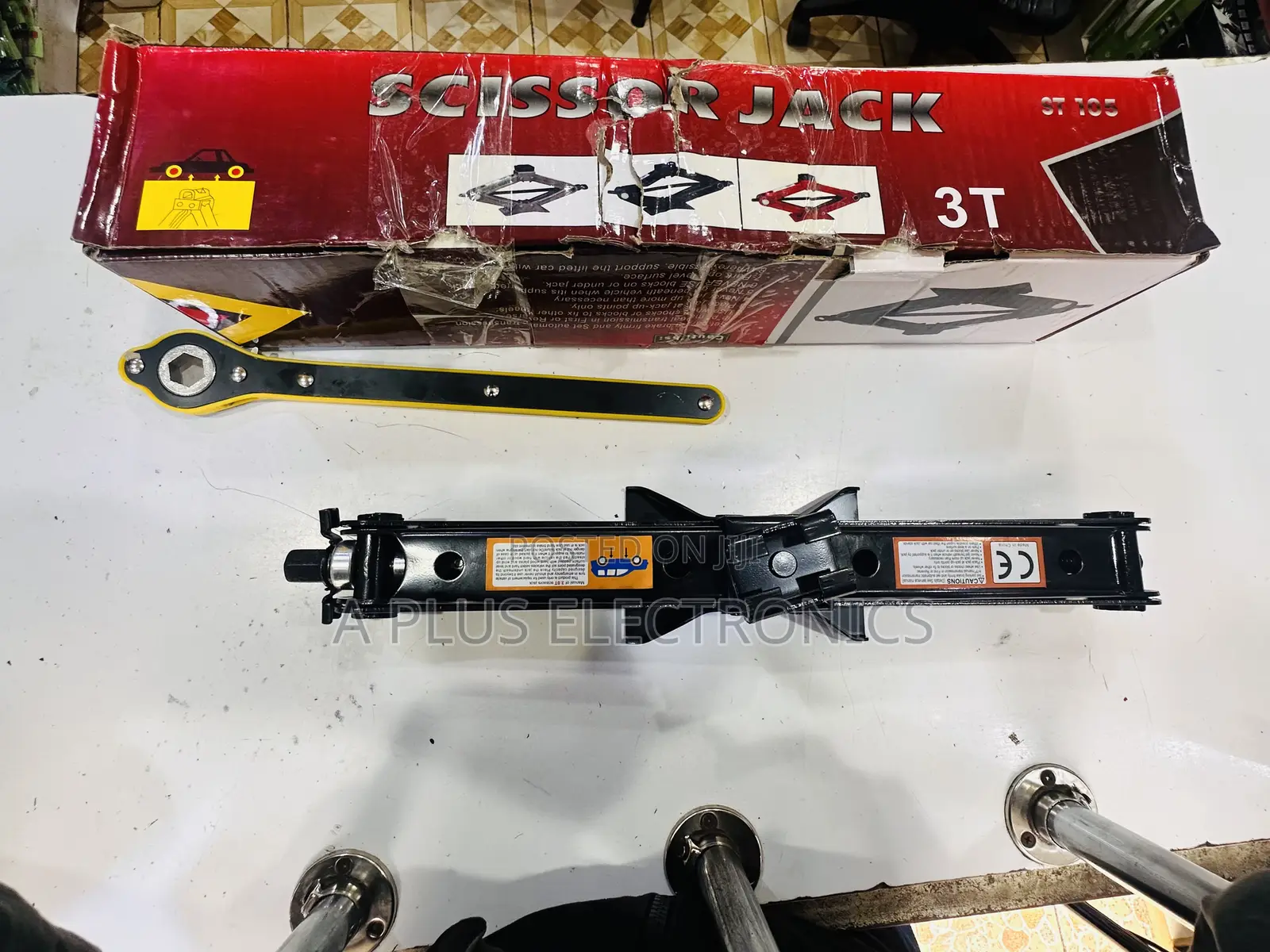 3t Scissor Jack Universal Vehicle Emergency Jack