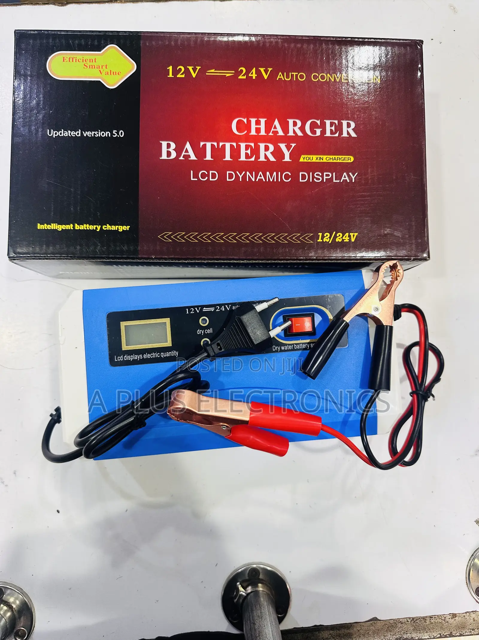 Battery Charger 12/24a V10a – Reliable Car Truck Battery Charging
