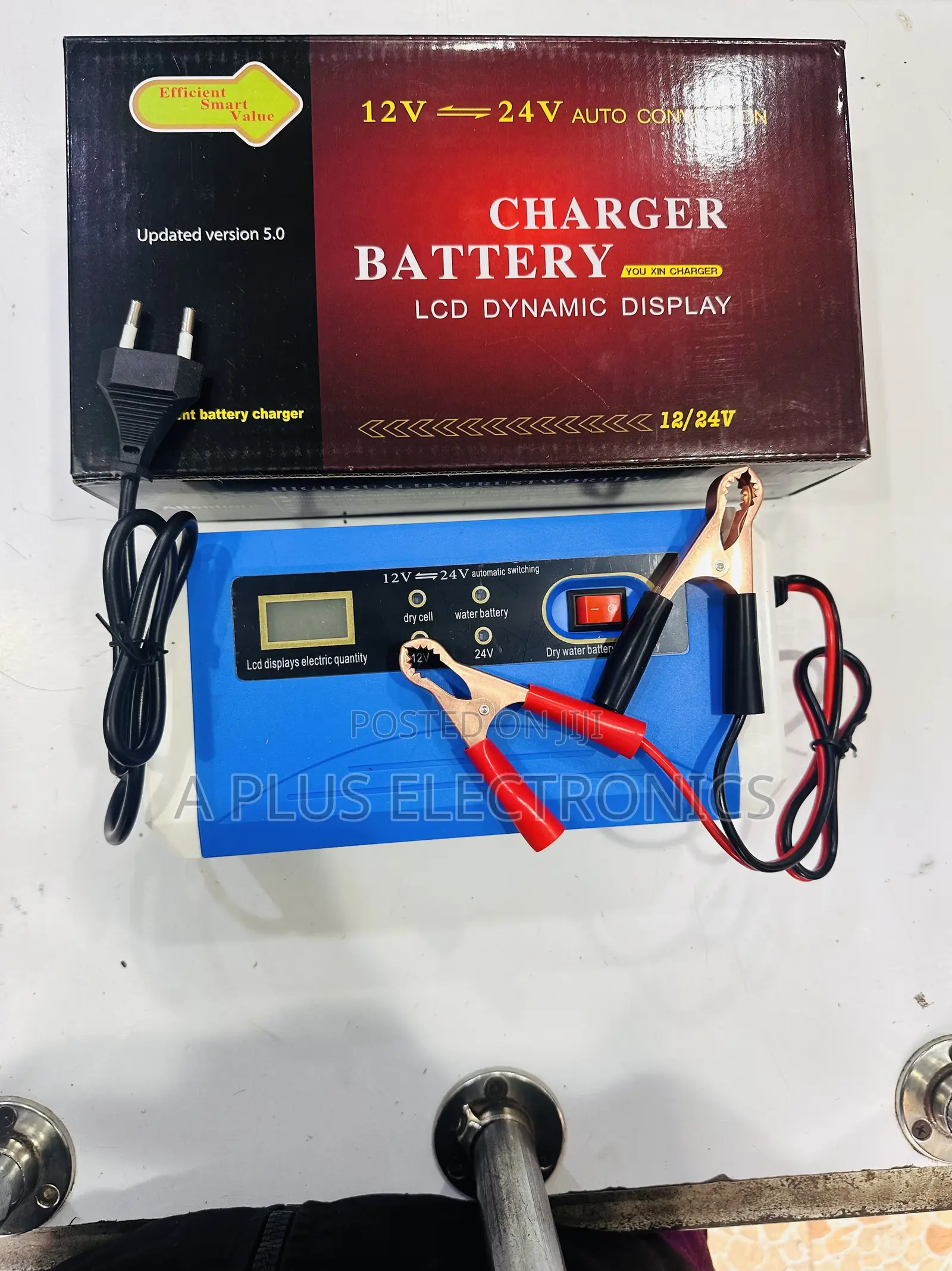 Battery Charger 12/24a V10a – Reliable Car Truck Battery Charging