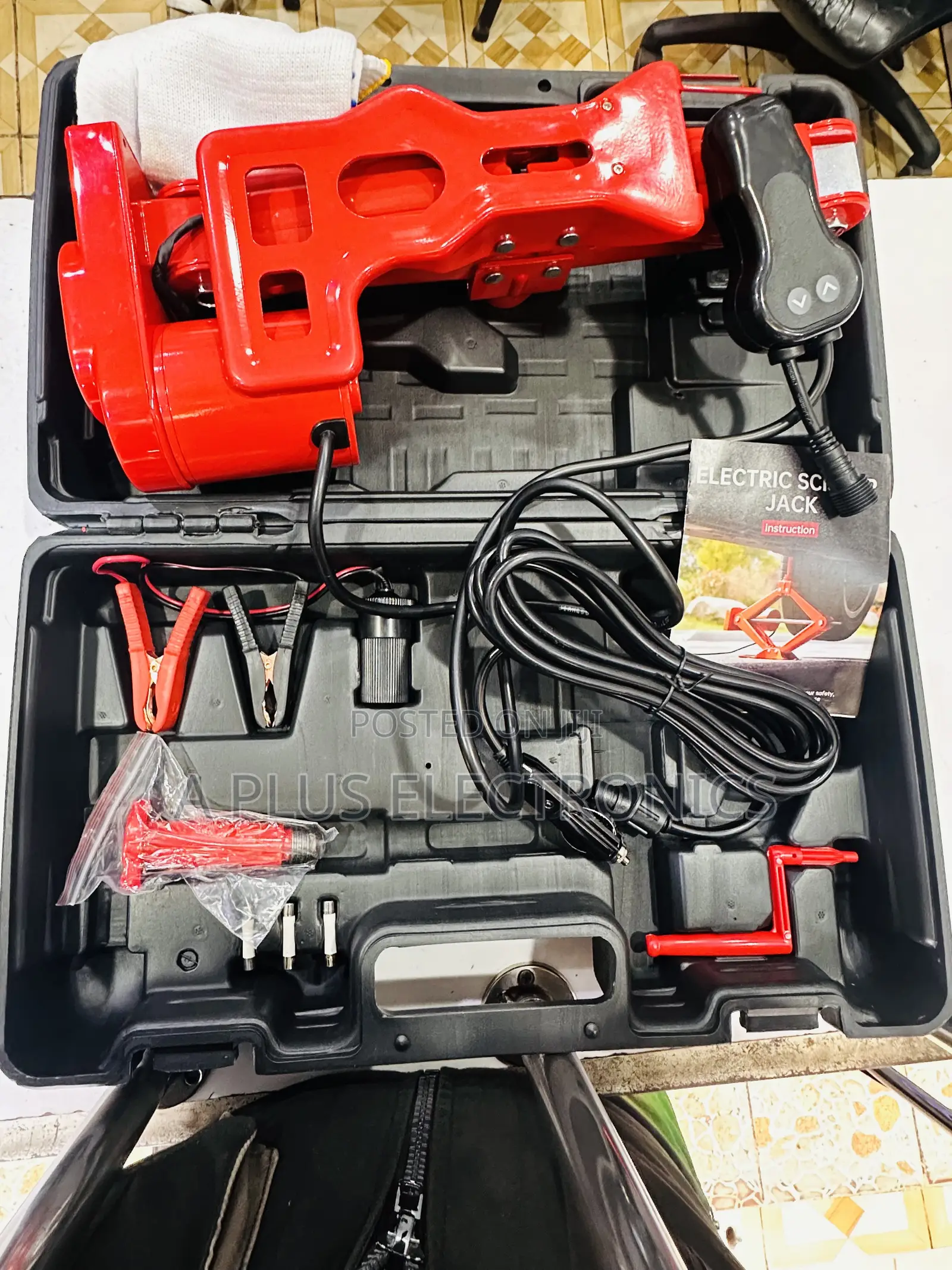 3 Tonne Electric Jack 12v Portable Vehicle Lift Kit