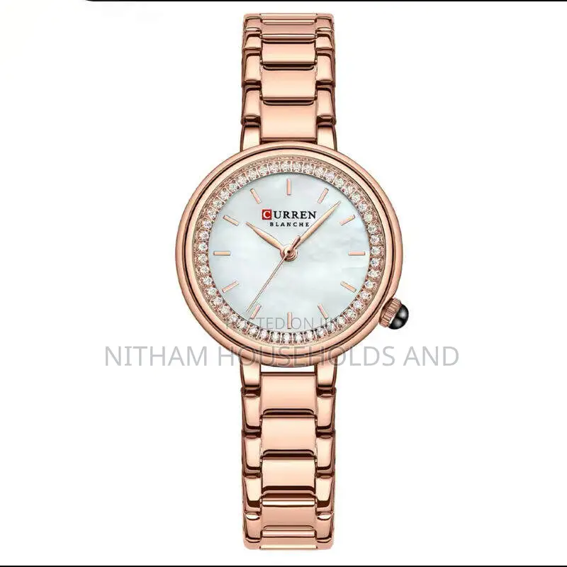 Curren 9089 Rose Gold Stainless Steel Watch for Women