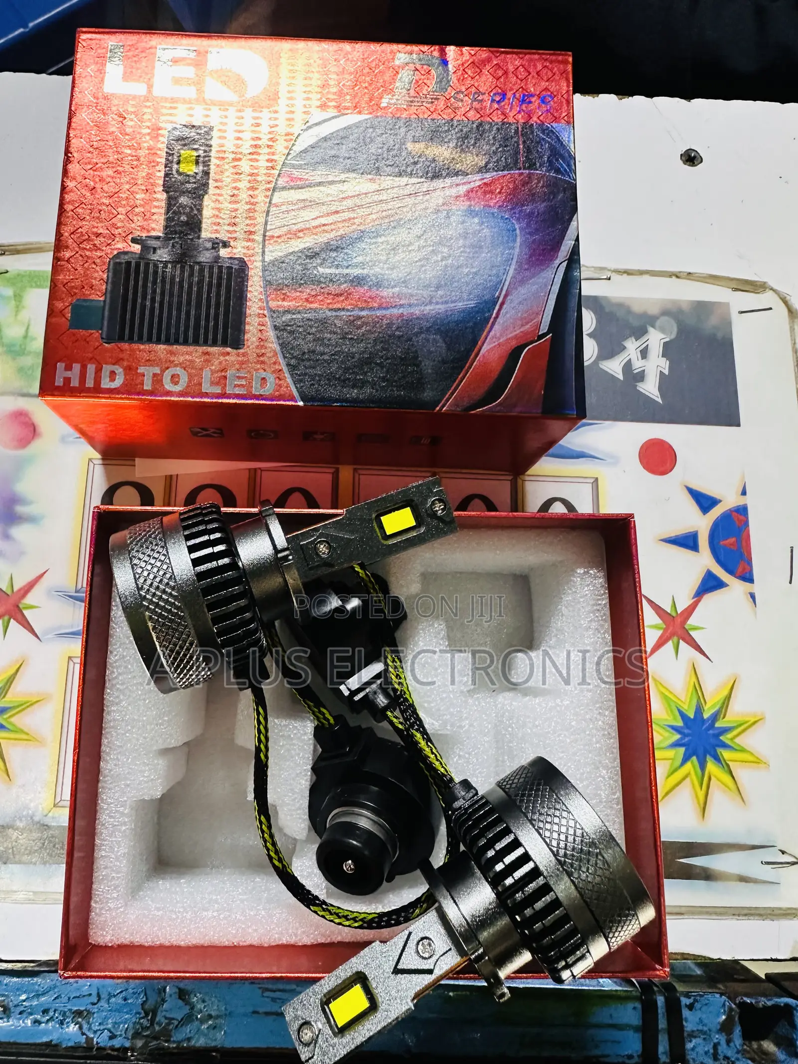 D4s Led Bulb Ultra Bright Plug and Play Headlamp