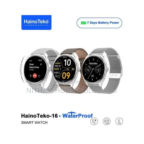 Haino Teko 16 Ultra Slim Waterproof Smart Watch With Amoled Display