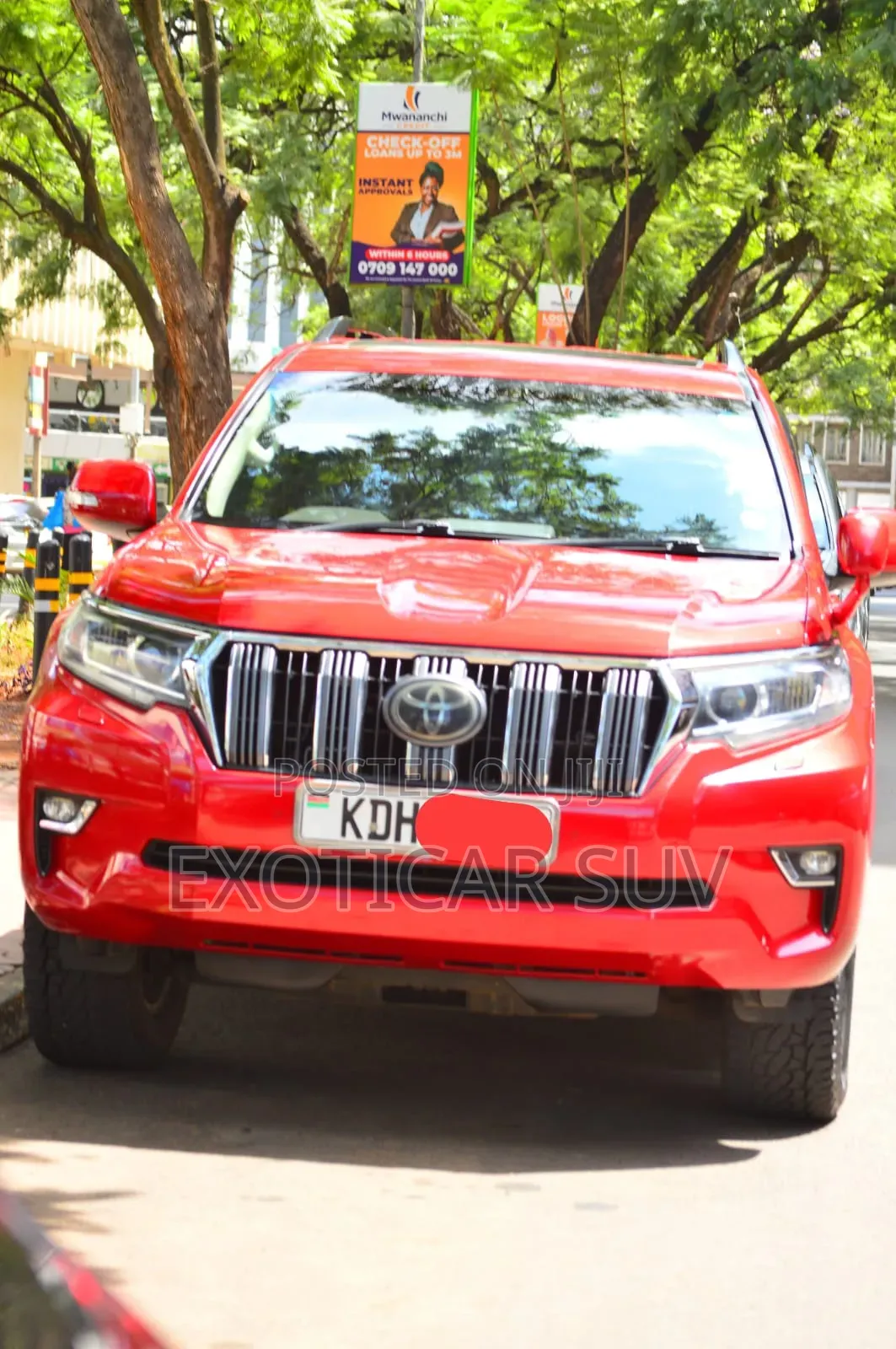 Toyota Land Cruiser Prado 2.7 2018 Red