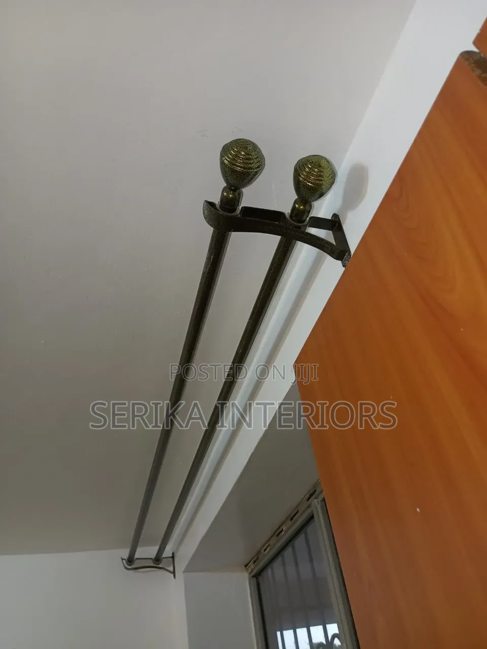 Powder Coated Curtain Rods Curtain Rods Environmental Friendly