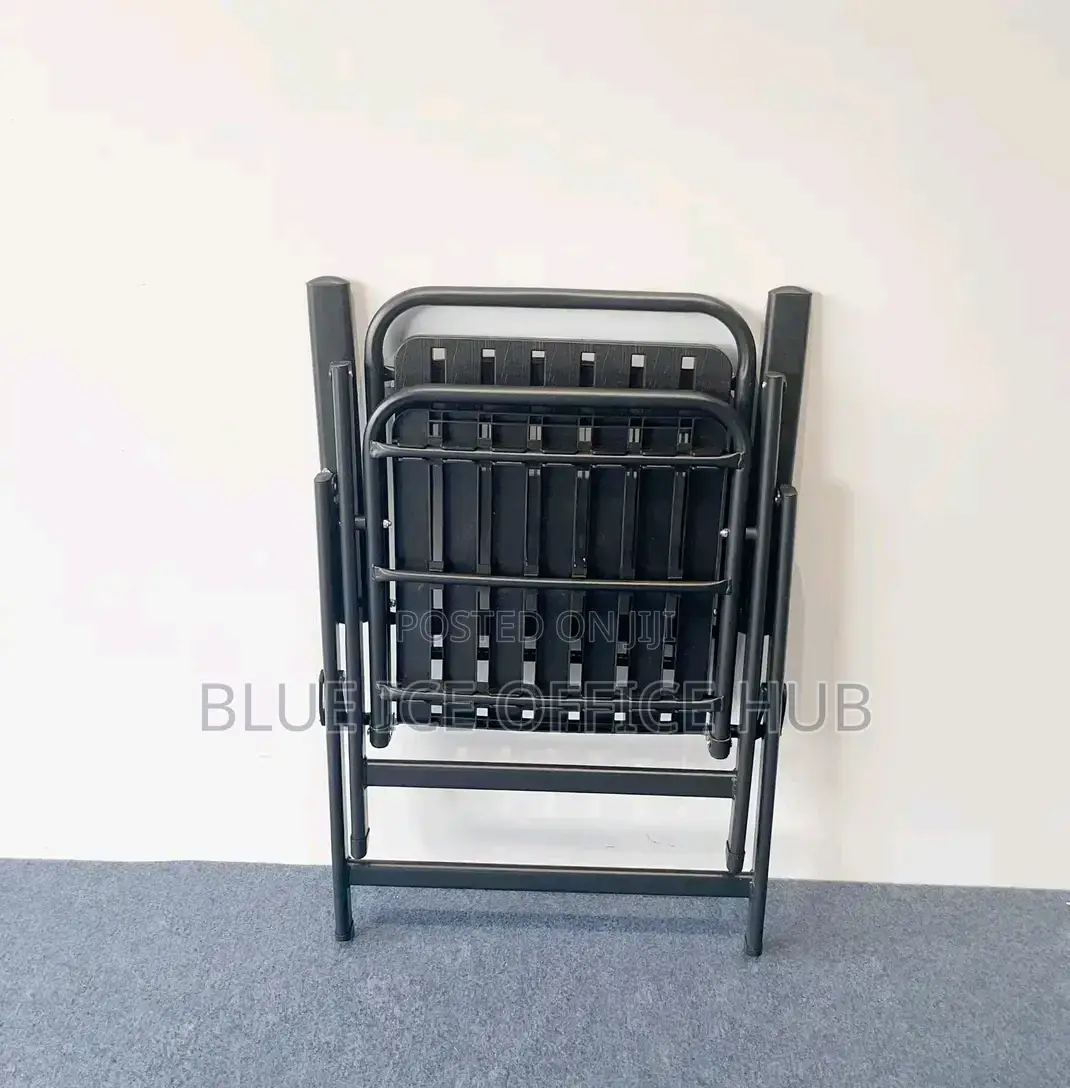 Black Foldable Rattan Chair