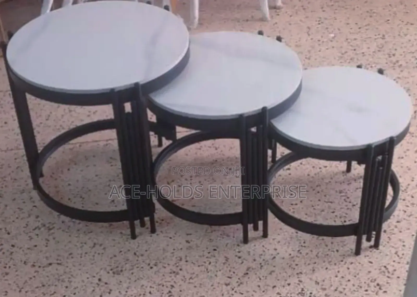 Executive Modern Style Coffee Table - 3 in 1 Set